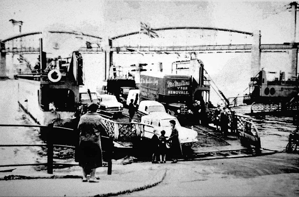Old Lorry On Ferry